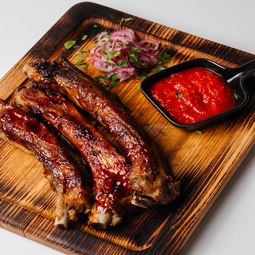 Коронные свиные ребрышки