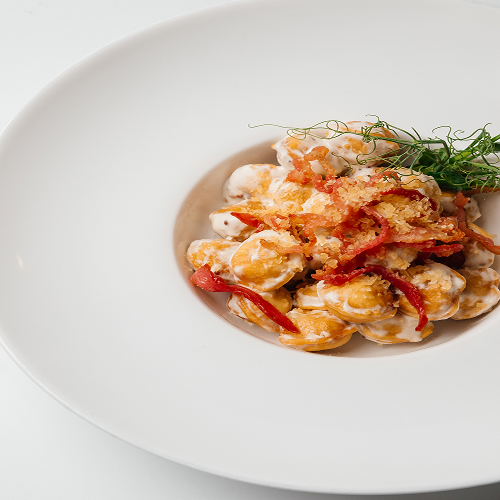 Пельмени жареные