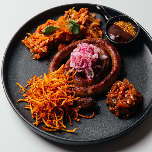 Колбаска улитка гриль